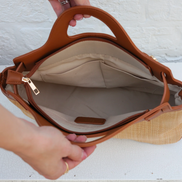 Savannah Handbag Natural Camel