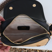 Lilliana Crossbody Natural Black