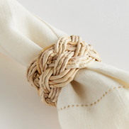 Abaca French Braided Napkin Ring