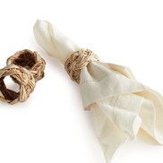 Abaca French Braided Napkin Ring