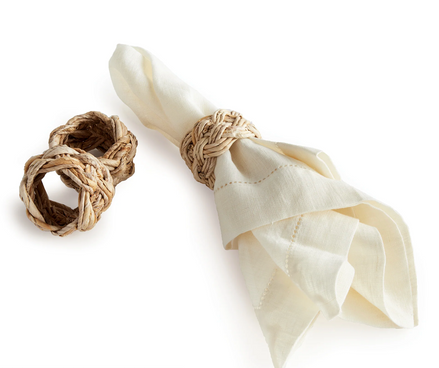 Abaca French Braided Napkin Ring