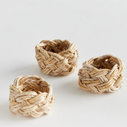 Abaca French Braided Napkin Ring