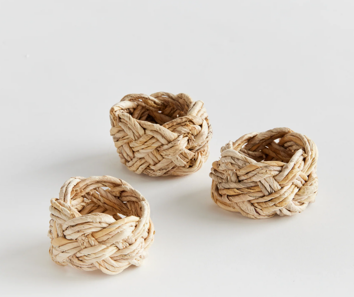 Abaca French Braided Napkin Ring