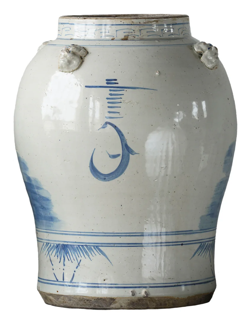 Hand-Painted Temple Jar