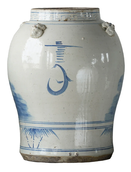 Hand-Painted Temple Jar