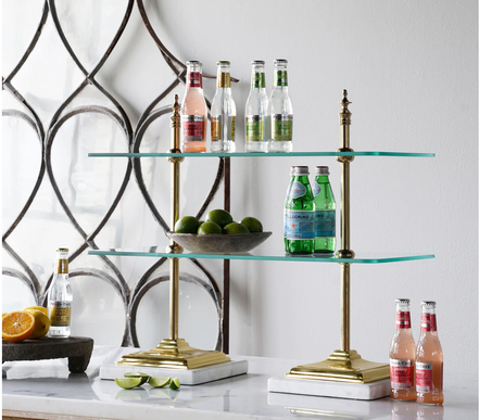Brass Bistro Etagere