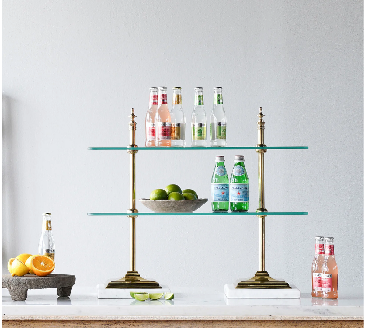 Brass Bistro Etagere