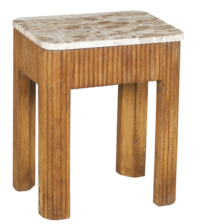 Tambour Side Table