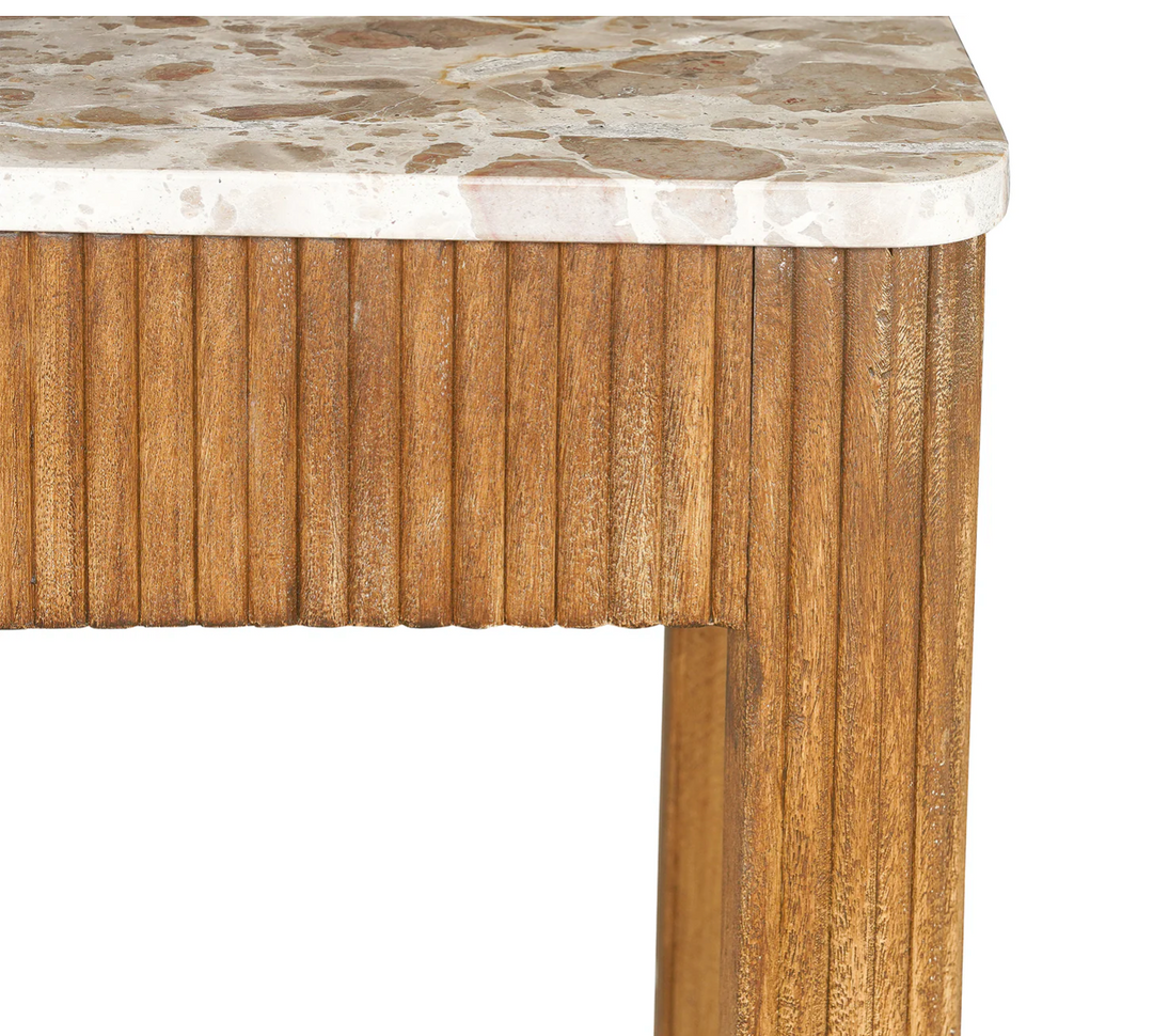 Tambour Side Table