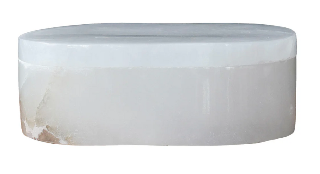 alabaster fish box Kian Magnetic Acrylic Anemone Alabaster Box Halo Home