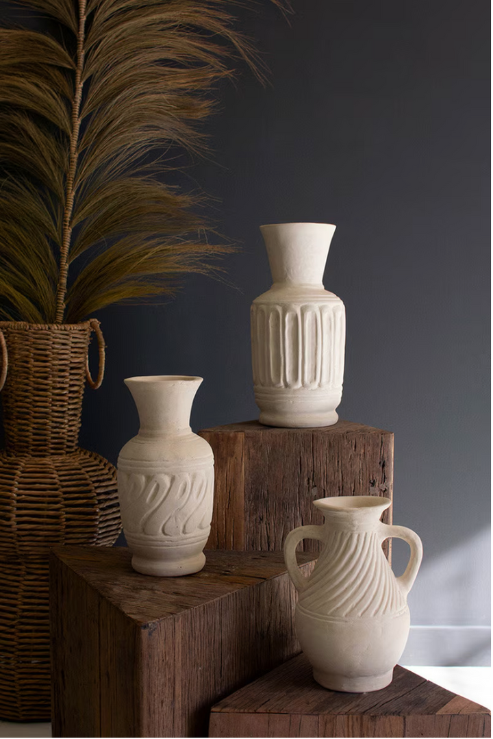 Paper Mache Vases
