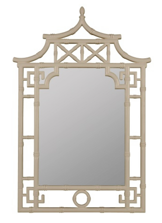 Natural Linen Wall Mirror