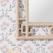 Natural Linen Wall Mirror