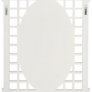 White Garden Mirror