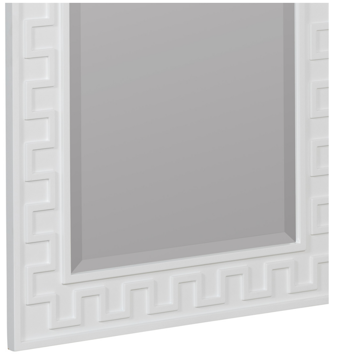 White Floor Mirror