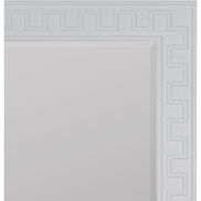 White Floor Mirror