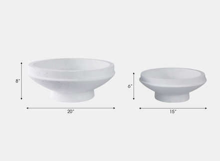 Pedestal Bowl Planters