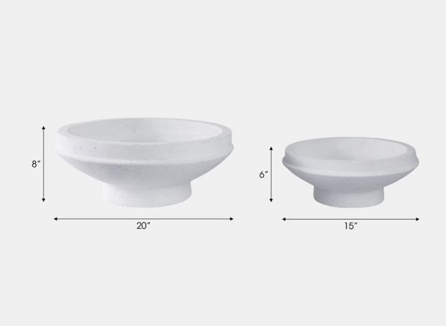 Pedestal Bowl Planters