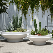 Pedestal Bowl Planters