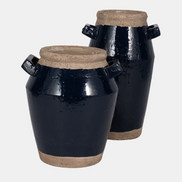 Squared Handle Vase