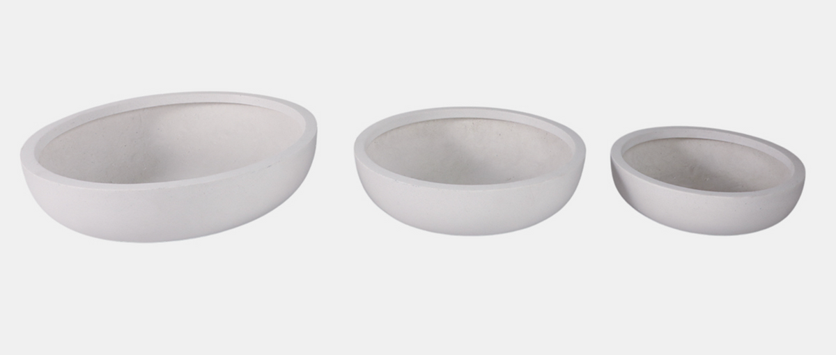 Low Bowl Planters
