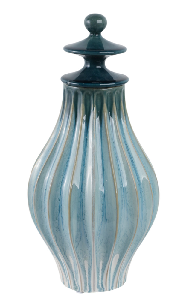 Astrid Lidded Ripple Jar