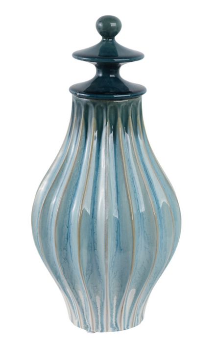 Astrid Lidded Ripple Jar