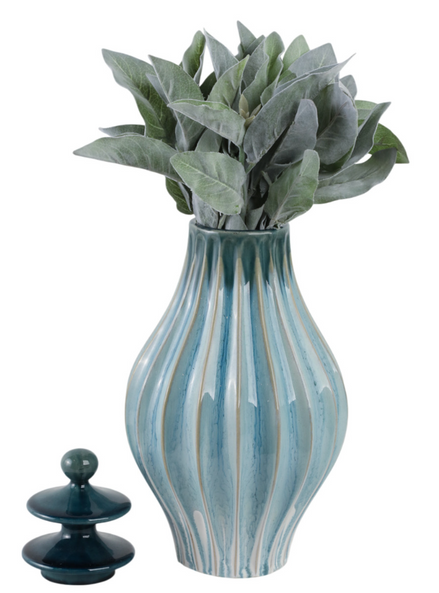 Astrid Lidded Ripple Jar