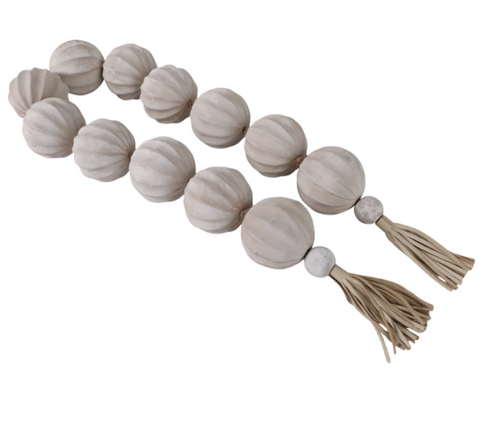 53" Newbridge Garland with Leather Tassels