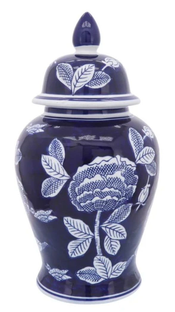 Flower Temple Jar