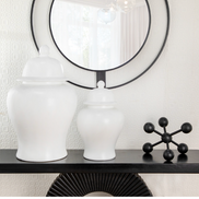 Matte White Temple Jar