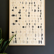 Framed Acrylic Abstract Painting