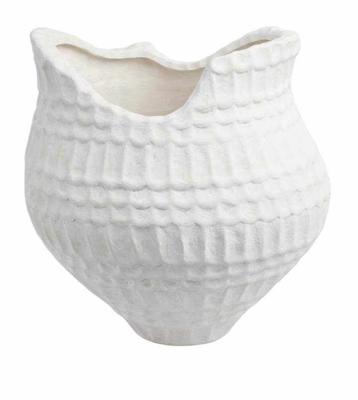 Textured Porcelain Vase