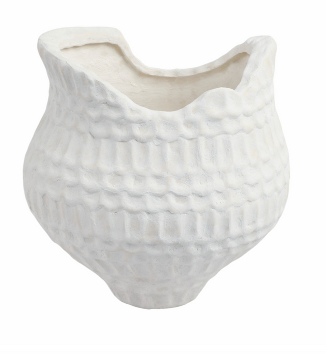 Textured Porcelain Vase