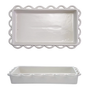 Decorative Scalloped Napkin Holder