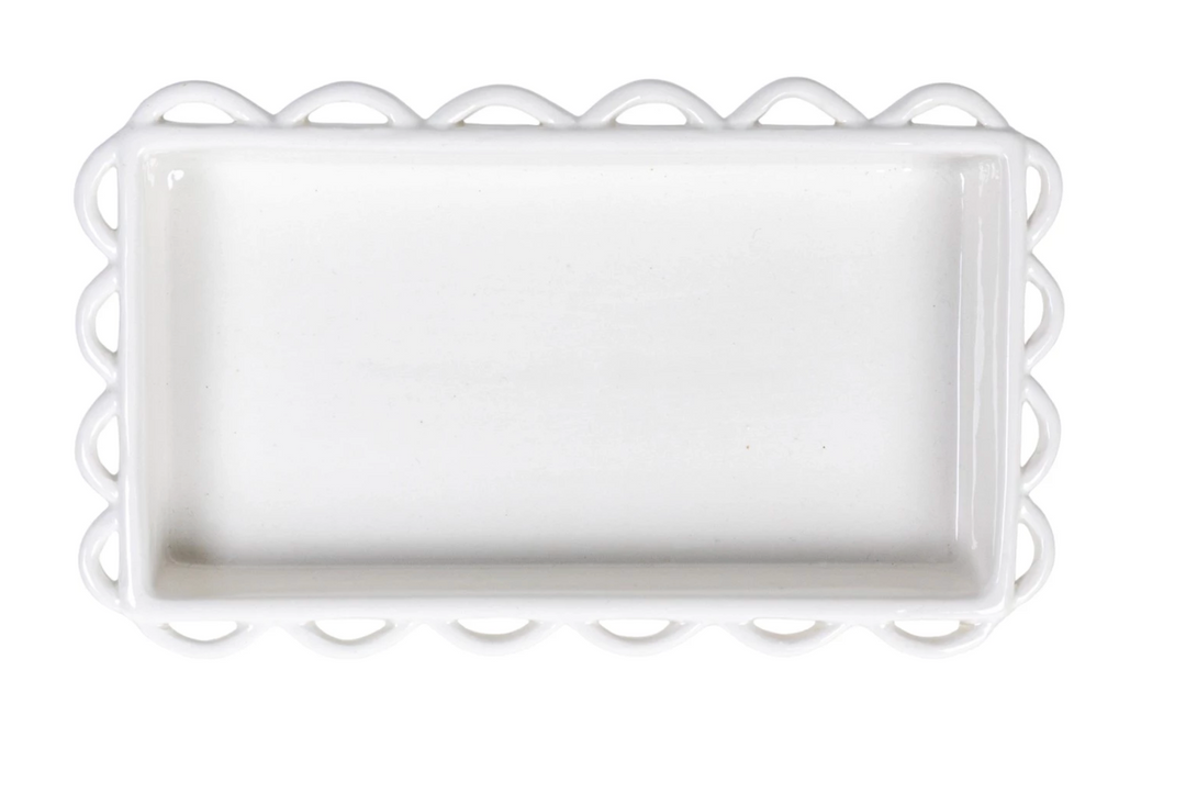 Decorative Scalloped Napkin Holder