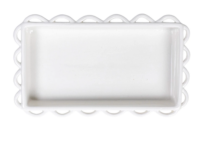 Decorative Scalloped Napkin Holder