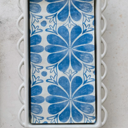 Decorative Scalloped Napkin Holder