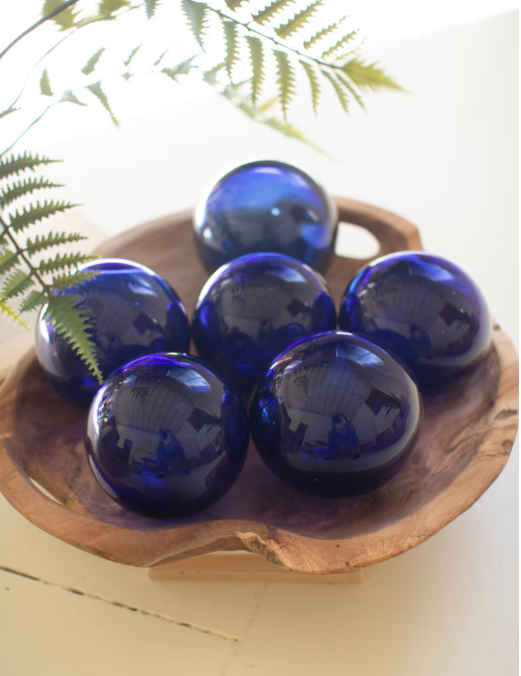 Frosted Recycled Glass Ball