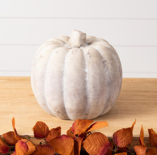 Rustic Gray Pumpkin