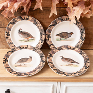 Vintage Quail Plates