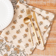 Floral Block Print Napkin
