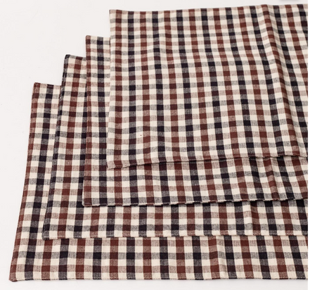 Brown Plaid Placemat