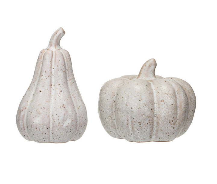 Glazed Stone Pumpkin
