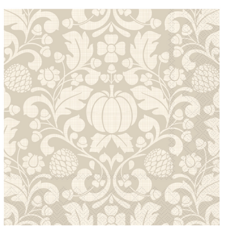 Francis Cream Cocktail Napkin