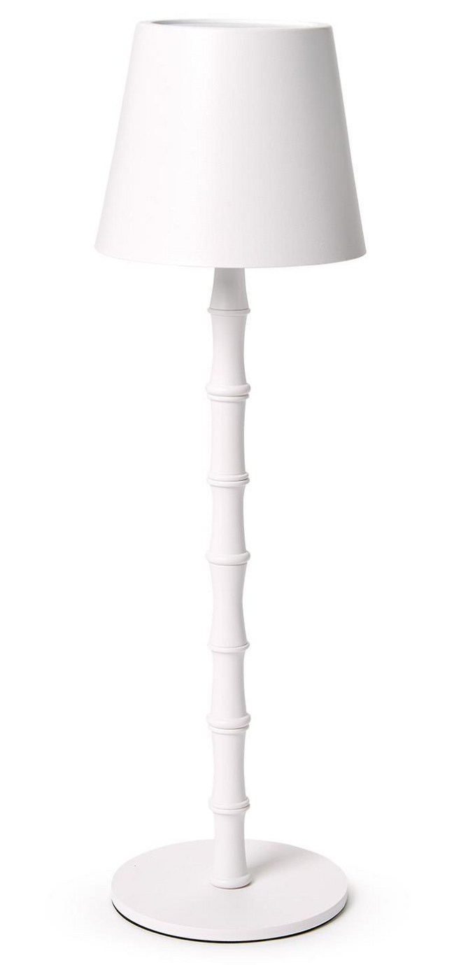 LED White Bamboo Lamp