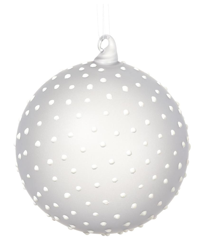 Glass Dot Ball Ornament