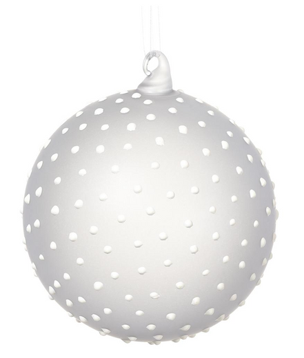 Glass Dot Ball Ornament