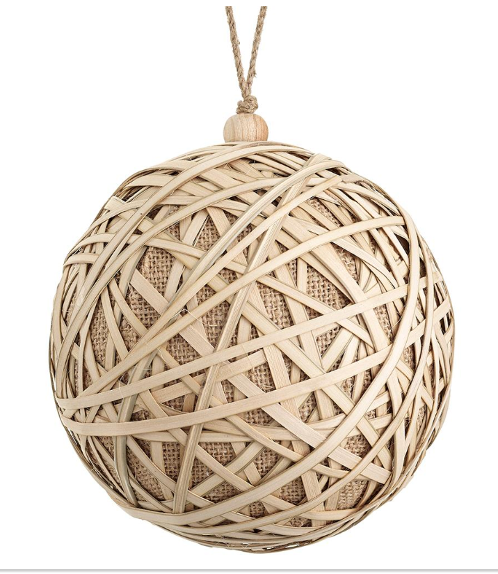 Rattan Ball Ornament