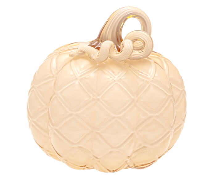 Cream Glass Pumpkin Collection